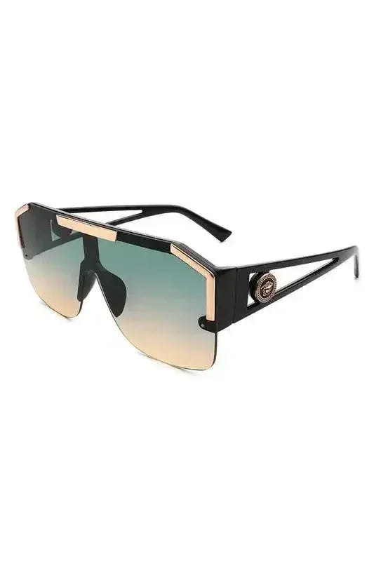 Square Oversize Retro Sunglasses - 100% UV Protection | Femstylo