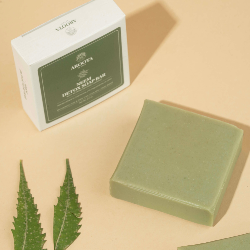 Ayurvedic Neem Cleansing  Soap Bar with Cow Milk & Ghee (Tridoshic)