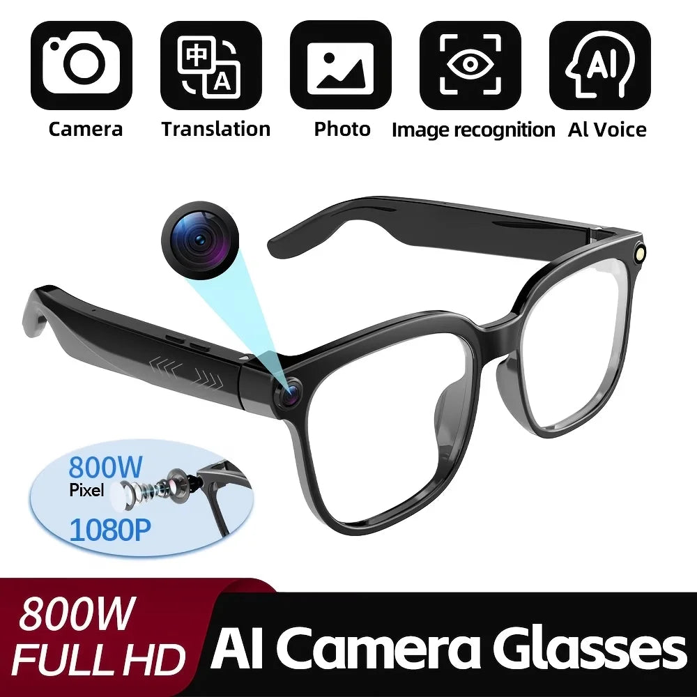 New Smart Glasses Men/Women 4K 8MP HD