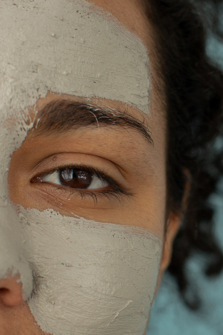 Japanese Matcha Tea & French Green Clay Facial Mask with French green clay + Vitamin C + Spirulina extract