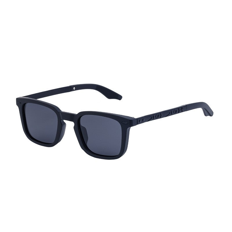 UV400 Unisex Full Square Frame Polarized Outdoor UV Protection Sunglasses