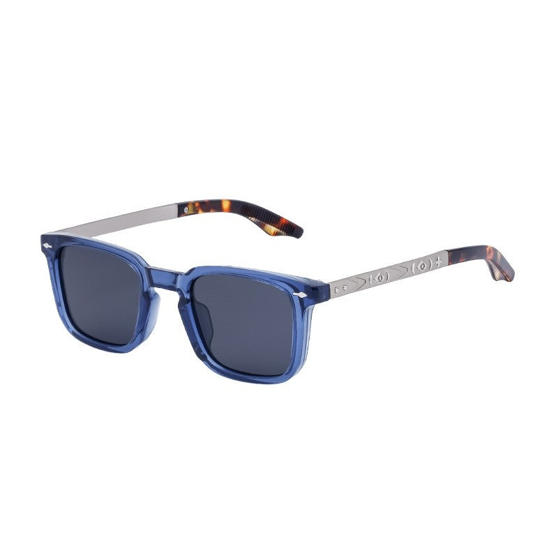 UV400 Unisex Full Square Frame Polarized Outdoor UV Protection Sunglasses