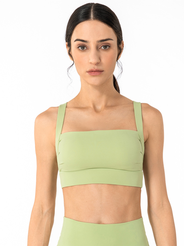 Women's Anti-Hunchback Posture Correction Sports Bra with Chest Pad