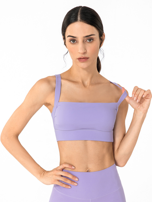 Women's Anti-Hunchback Posture Correction Sports Bra with Chest Pad