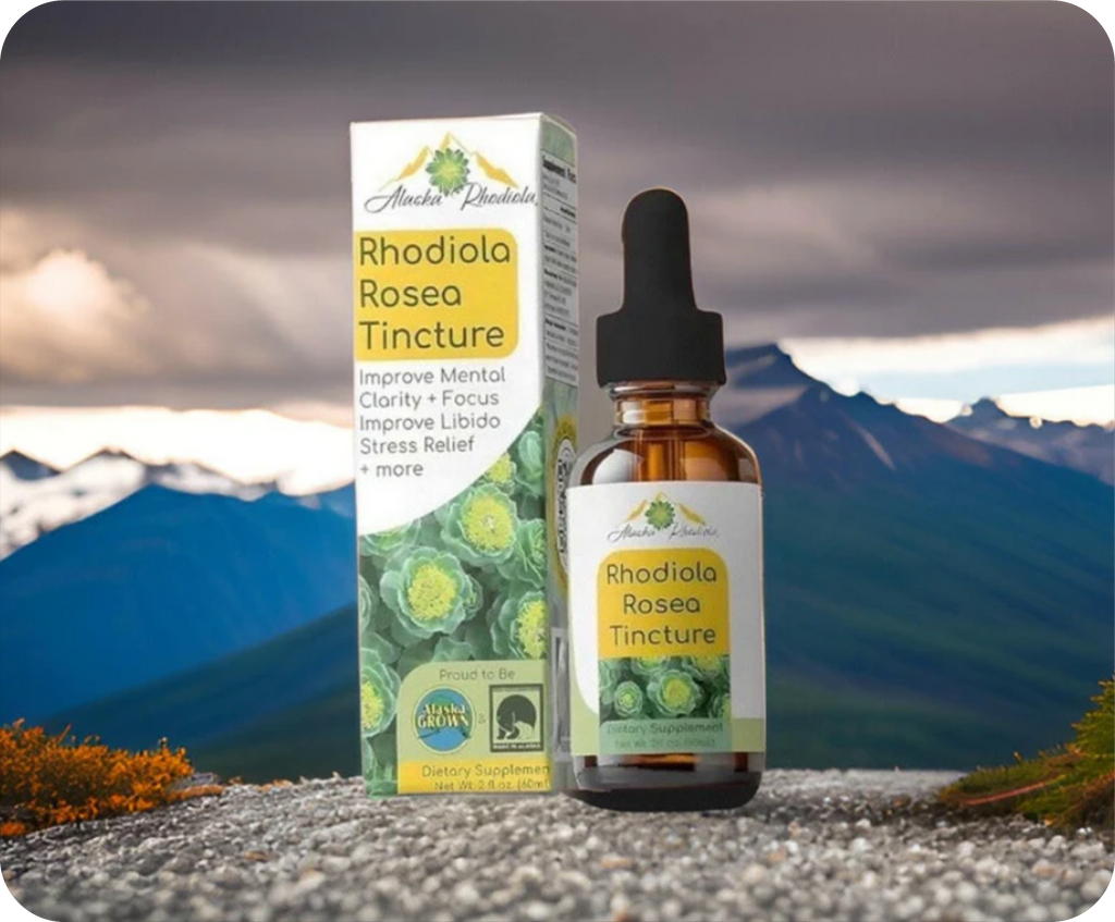 Rhodiola Rosea Tincture – Alaska Grown Herbal Extract (2 oz)
